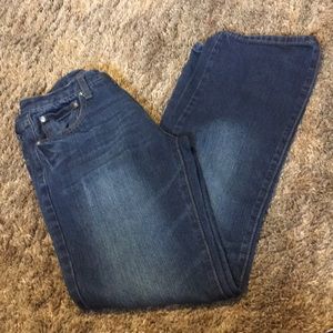 Carbon bootcut jeans